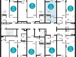 Продается 1-комнатная квартира ЖК 1799, литера 2.1, 28.95  м&sup2;, 7867446 рублей