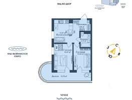 Продается Апартамент АК Аллея Дружбы, 54.69  м&sup2;, 11875934 рублей