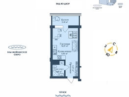 Продается Апартамент АК Аллея Дружбы, 30.88  м&sup2;, 8285721 рублей