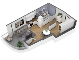 Продается Апартамент АК Sky Plaza (Скай Плаза), 4.0, 42.7  м&sup2;, 21777000 рублей