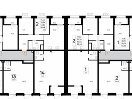 Продается 2-комнатная квартира ЖК Новый Судак, 1 этап, 55.53  м&sup2;, 11050470 рублей