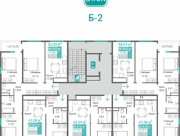 Продается 3-комнатная квартира ЖК Барбарис, 77.65  м&sup2;, 11276956 рублей