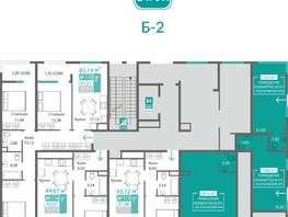 Продается 3-комнатная квартира ЖК Барбарис, 81.27  м&sup2;, 11763686 рублей