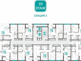 Продается 3-комнатная квартира ЖК Видный, 65.4  м&sup2;, 14767924 рублей