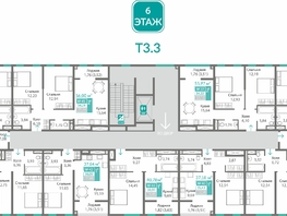 Продается 2-комнатная квартира ЖК Благо, 52.51  м&sup2;, 8337379 рублей