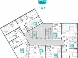 Продается 2-комнатная квартира ЖК Благо, 64.87  м&sup2;, 9532453 рублей