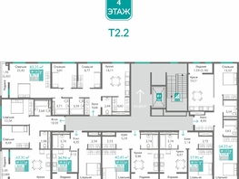 Продается 2-комнатная квартира ЖК Благо, 62.64  м&sup2;, 9210567 рублей