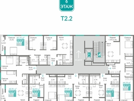 Продается 2-комнатная квартира ЖК Благо, 60.87  м&sup2;, 9051021 рублей