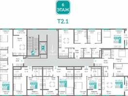 Продается 2-комнатная квартира ЖК Благо, 60.88  м&sup2;, 9053112 рублей