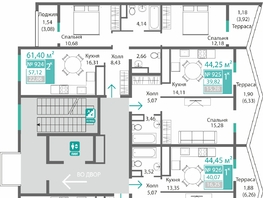 Продается 1-комнатная квартира ЖК Подсолнух, 40.07  м&sup2;, 6956793 рублей