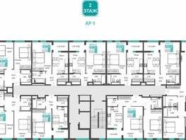 Продается 2-комнатная квартира ЖК Единство, 52.83  м&sup2;, 8479620 рублей