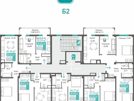 Продается 1-комнатная квартира ЖК Прополис, 34.71  м&sup2;, 5428667 рублей
