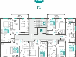Продается 1-комнатная квартира ЖК Прополис, 37.69  м&sup2;, 5825114 рублей