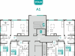 Продается 1-комнатная квартира ЖК Прополис, 33.85  м&sup2;, 4569750 рублей