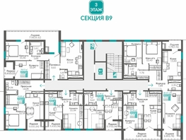 Продается 1-комнатная квартира ЖК Горизонты 3, 42.38  м&sup2;, 6568900 рублей