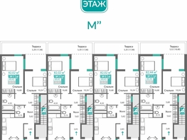 Продается 2-комнатная квартира ЖК Горизонты 2 , 69.56  м&sup2;, 9738400 рублей