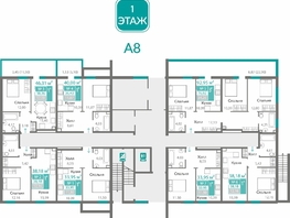 Продается 1-комнатная квартира ЖК Горизонты 2 , 38.26  м&sup2;, 6201365 рублей