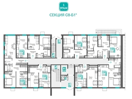 Продается 1-комнатная квартира Абрикос, 35.43  м&sup2;, 7088058 рублей