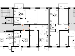 Продается 2-комнатная квартира ЖК Доброгород, 66.1  м&sup2;, 13220000 рублей