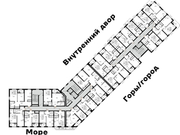 Продается 1-комнатная квартира ЖК Новый Судак, 1 этап, 43.61  м&sup2;, 10335570 рублей