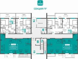 Продается 1-комнатная квартира ЖК Горизонты 1, 37.93  м&sup2;, 6622009 рублей
