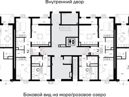 Продается 2-комнатная квартира ЖК Прибрежный дом, 62.57  м&sup2;, 11888300 рублей
