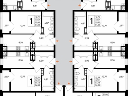 Продается 2-комнатная квартира ЖК Сезоны, 56.94  м&sup2;, 9679800 рублей