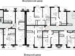 Продается 1-комнатная квартира ЖК Прибрежный дом, 34.21  м&sup2;, 7389360 рублей