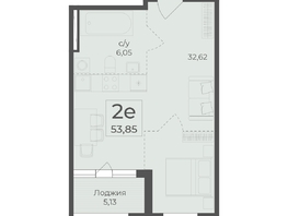 Продается 2-комнатная квартира ЖК Ботаника, сек 1-2, 53.85  м&sup2;, 19604092 рублей