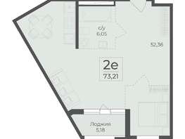 Продается 2-комнатная квартира ЖК Ботаника, сек 1-2, 73.21  м&sup2;, 25868753 рублей