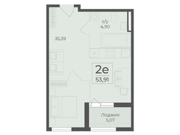 Продается 2-комнатная квартира ЖК Ботаника, сек 3-4, 53.91  м&sup2;, 19836184 рублей