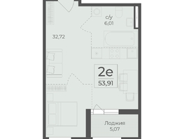 Продается 2-комнатная квартира ЖК Ботаника, сек 1-2, 53.91  м&sup2;, 19960716 рублей