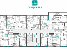 Продается 1-комнатная квартира ЖК Горизонты 3, 42.18  м&sup2;, 6537900 рублей