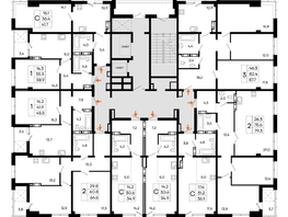 Продается 2-комнатная квартира ЖК Моне, 79.3  м&sup2;, 15146300 рублей