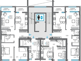 Продается 3-комнатная квартира ЖК На Фонтанке, 72.6  м&sup2;, 18919240 рублей