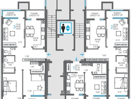 Продается 3-комнатная квартира ЖК На Фонтанке, 78.85  м&sup2;, 18870580 рублей
