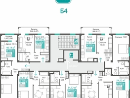 Продается 2-комнатная квартира ЖК Прополис, 49.9  м&sup2;, 6705455 рублей