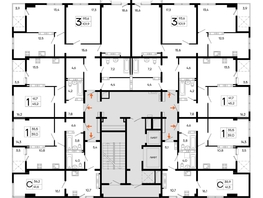 Продается 1-комнатная квартира ЖК Поэма, 45.3  м&sup2;, 9225600 рублей