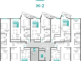 Продается 1-комнатная квартира ЖК Подсолнух, 42.55  м&sup2;, 5957000 рублей
