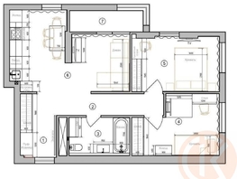 Продается 3-комнатная квартира Бородина ул, 61  м&sup2;, 11000000 рублей