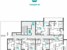 Продается 1-комнатная квартира ЖК Горизонты 1, 44.63  м&sup2;, 6743593 рублей