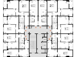 Продается 2-комнатная квартира ЖК Поэма, 67.4  м&sup2;, 12469000 рублей