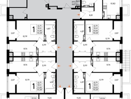 Продается 1-комнатная квартира ЖК Сезоны, 35.28  м&sup2;, 6350400 рублей